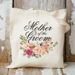 Mother of the Groom Elegant Rustic Floral Tote Bag<br><div class="desc">Check out 400 popular styles of wedding tote bags from the "Wedding Tote Bags" collection of our shop! Click “Edit Design” will allow you to customize further. You can change the font size, font color and more! wedding tote bags, tote bags wedding, floral tote bags, rustic floral, rustic tote bags,...</div>