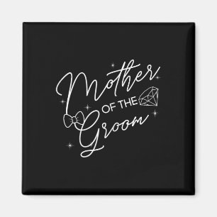 Mother Of The Groom Flowers Family Wedding Party  Magnet