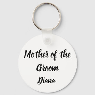 Mother of the Groom Gift Custom Name Gifts Wedding Keychain