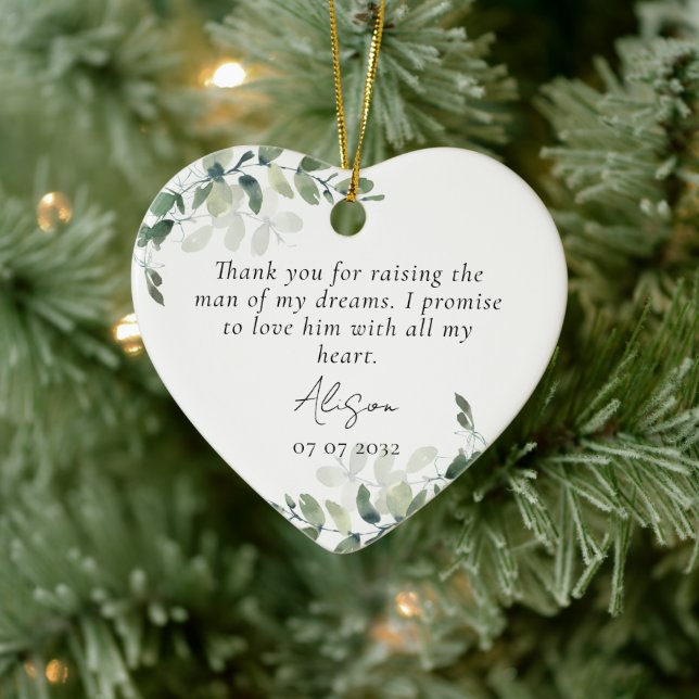 Mother of the Groom Keepsake   Ceramic Ornament (Tree)