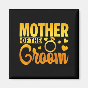 Mother of the groom matching bridal party family magnet