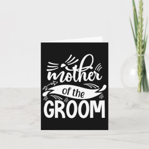 Mother Of The Groom Matching Party Tees Cute Weddi Card