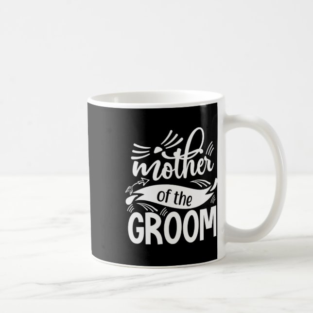 Mother Of The Groom Matching Party Tees Cute Weddi Coffee Mug (Right)