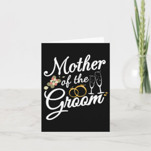 Mother Of The Groom Mom Gifts For Wedding Or Bache Card