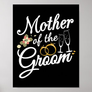 Mother Of The Groom Mom Gifts For Wedding Or Bache Poster