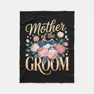 Mother of the groom mom mama fleece blanket