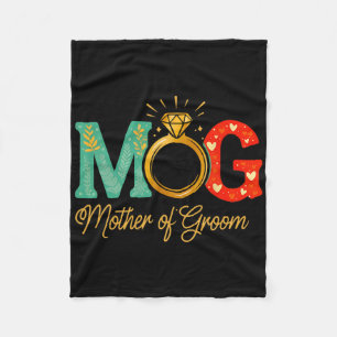 Mother Of The Groom Mothers Day Women Mom  Fleece Blanket