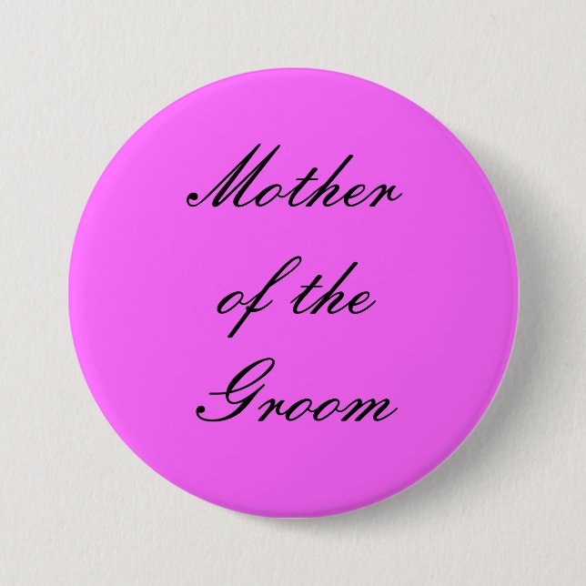 Mother of the Groom Pin (Front)