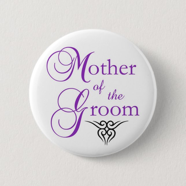 mother of the Groom pin (Front)