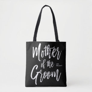 Mother of the Groom   Script Style Custom Wedding Tote Bag