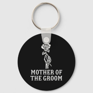 Mother Of The Groom Skeleton Gothic Bachelor Weddi Keychain