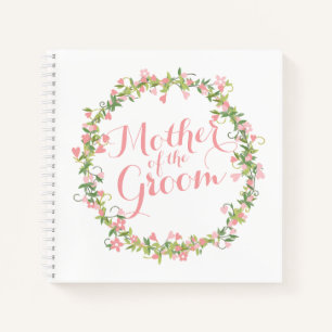 Mother of the Groom Watercolor Guestbook Notebook