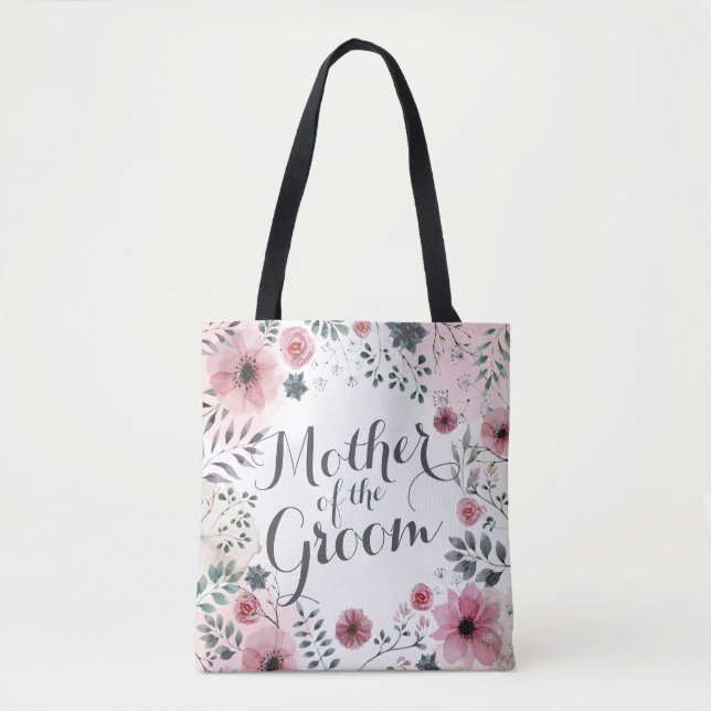Mother of the Groom Watercolor | Tote Bag (Front)