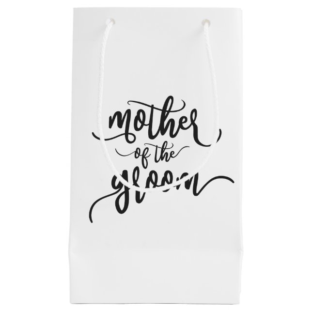 Mother of the Groom Wedding Calligraphy | Gift Bag (Front)