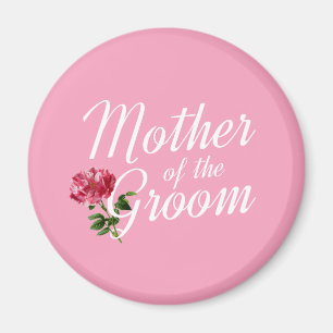 Mother of the Groom Wedding Calligraphy   Magnet