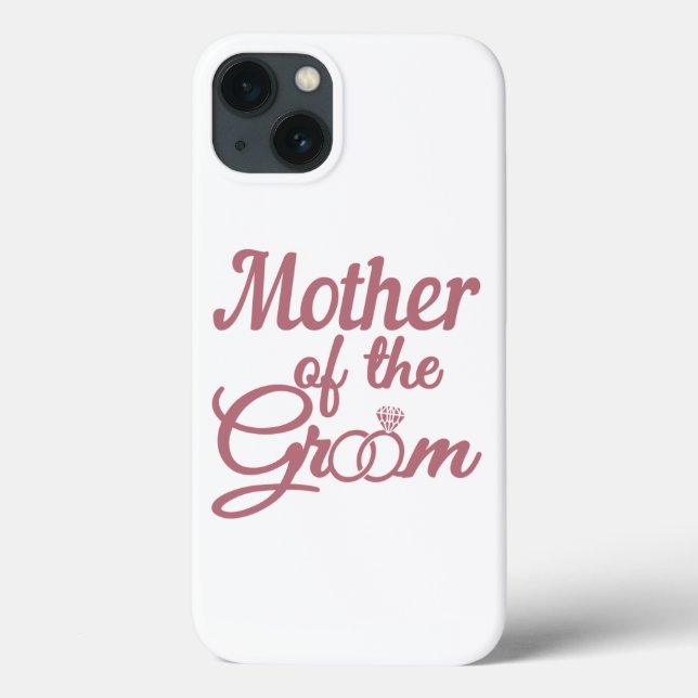 Mother Of The Groom Wedding Family Matching Case-Mate iPhone Case (Back)