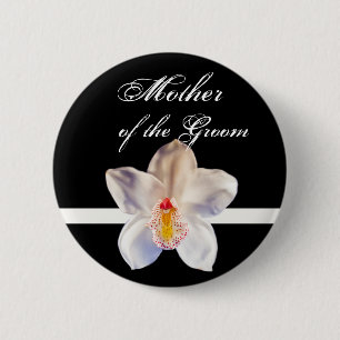 Mother Of The Groom Wedding ID Badge 2 Inch Round Button