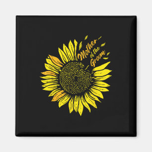 Mother Of The Groom Wedding Mom Sunflower Magnet