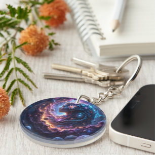 Mother of the Universe – She Who Dreams the Stars. Keychain