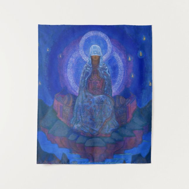 Mother of the World, 1924 by Nicholas Roerich Tapestry (Front)