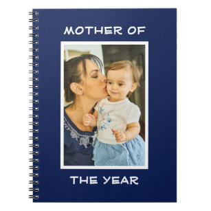 Mother Of The Year Personalized Custom Photo Mommy Notebook