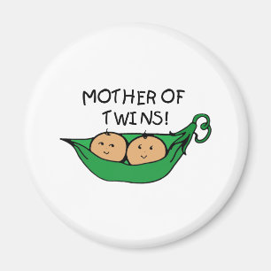 Mother of Twins Pod Magnet