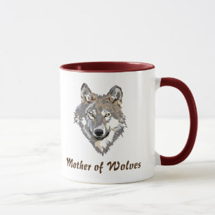 mother of wolves coffee cup