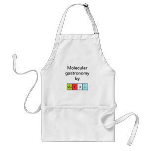 Mother periodic table name apron