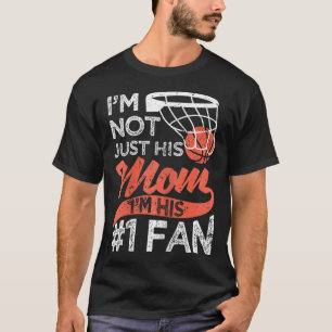 Mother Player Mother's Day Bysketbyll Mom Number O T-Shirt