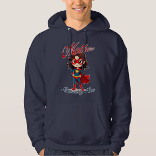 Mother Powered by Love – Supermom Art Hoodie