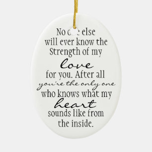 Mother Quote Ceramic Ornament