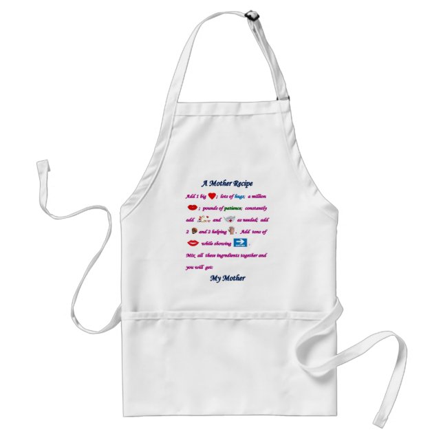 Mother Recipe Apron (Front)