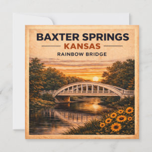 Mother Road Kansas Rainbow Bridge Card