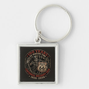 Mother Road Rider Travel Keepsake Keychain