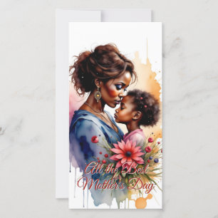 Mother’s Day African Watercolor Love Art