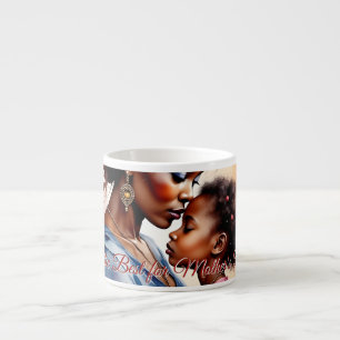 Mother’s Day African Watercolor Love Art Espresso Cup