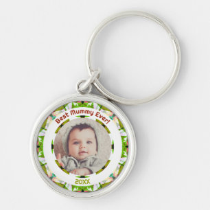Mother’s Day Best Mummy Ever Baby Kids Photo Gift  Keychain