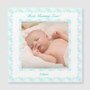 Mother’s Day Blue Best Mummy Mum Ever Photo Gift