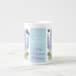 Mother’s Day Bone China cup flowers & butterflies
