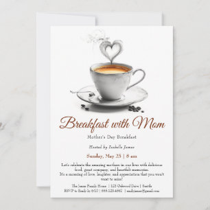 Mother’s Day Breakfast – Breakfast with Mom Invitation