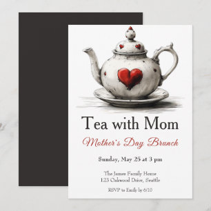 Mother’s Day Brunch Invitation – Tea with Mom