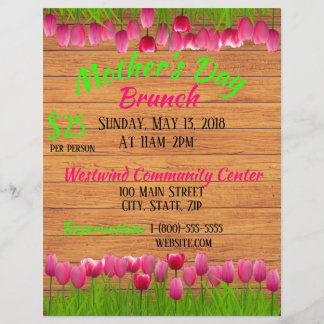 Mother’s Day Brunch Promotional Flyer
