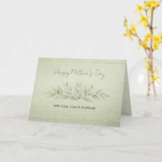 Mother’s Day Card for Acupuncture Clinic Clients  