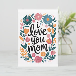 Mother’s Day Card Happy Mother’s Day Gift Floral