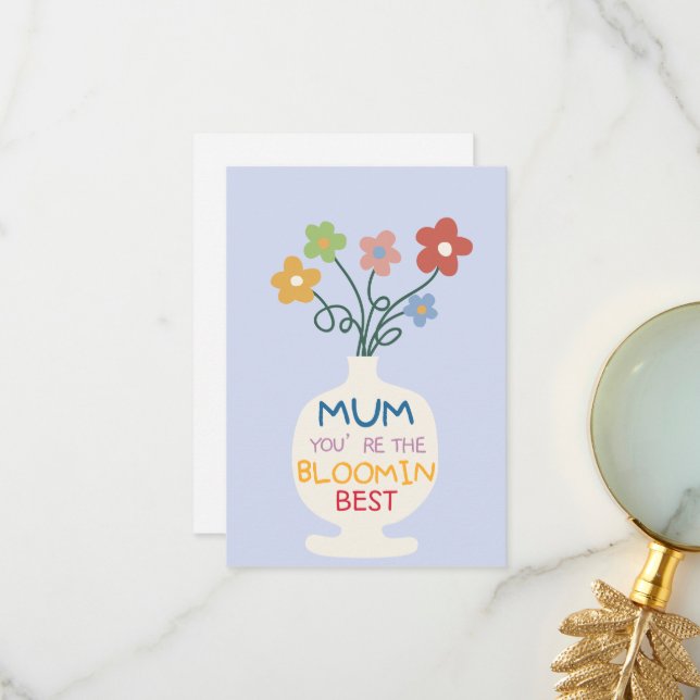 Mother’s Day Card Template (Front/Back In Situ)
