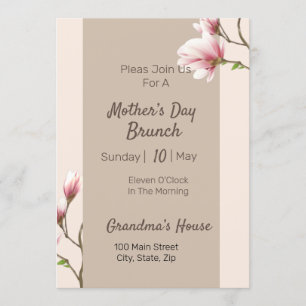 Mother’s Day Cherry Blossom Invitation