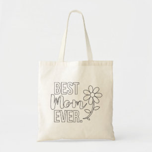 Mother’s Day Craft colouring Gift for Mom Tote Bag