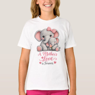 Mother’s Day Elephant Mom Art_ Mother'day special  T-Shirt