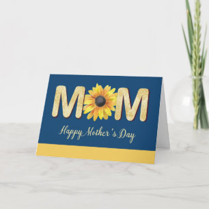 Mother’s Day From All of Us Mom with Daisy in Gold Card