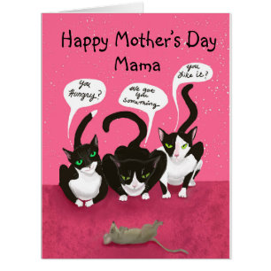 Mother’s Day from the Cats personalize funny Card
